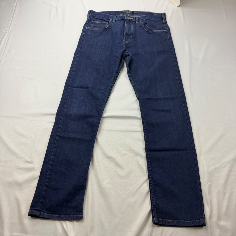 Patagonia Jeans Mens 34x30 Blue Straight Stretch Organic Cotton STY56025